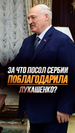 Лукашенко тепло высказался о Сербии! // «Добрая и близкая Беларуси страна!» #shorts