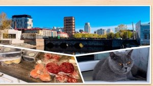 Балкон после зимы. Доставка продуктов. Прогулка по городу.