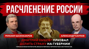 Расчленение России. Дмитрий Быков* призвал делить страну на губернии