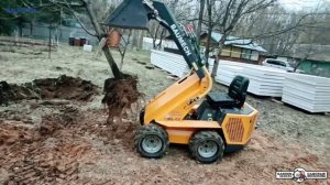 Отзыв владельца о универсальной машине Baumech ML-02 при корчевании и пересадке деревьев