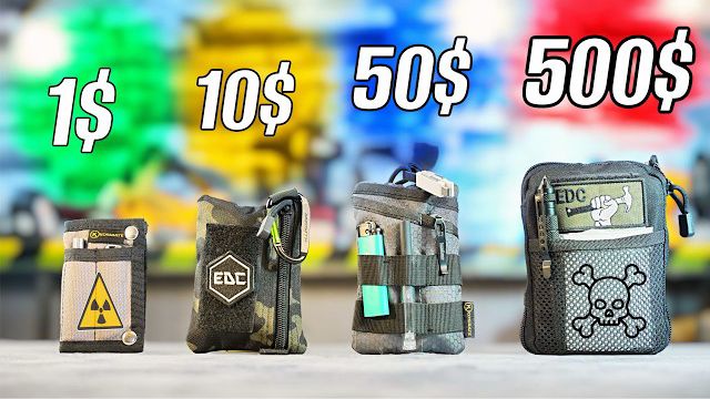 НАБОР для ВЫЖИВАНИЯ за 1$ vs 50$ vs 500$ - EDC смотреть онлайн