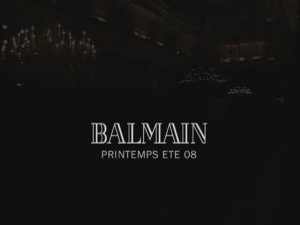 Показ женской коллекции Balmain весна-лето 2008