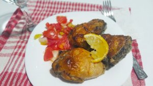 Хрустящая курица с лимоном