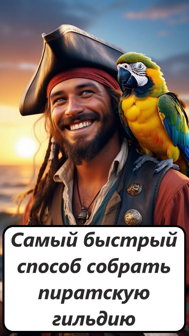 World of Sea Battle Самый быстрый способ собрать пиратскую гильдию