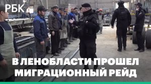 В Ленобласти прошел миграционный рейд