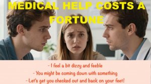 A DOCTOR'S SERVICES COST A FORTUNE - planning to visit a hospital. Easy English conversation