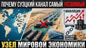 Почему Суэцкий канал остаётся самым уязвимым местом мировой экономики