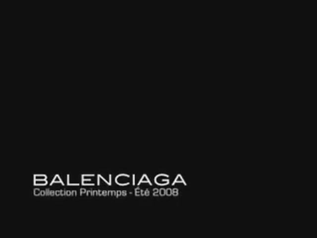 Показ женской коллекции Balenciaga весна-лето 2008
