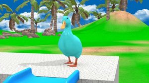 Long Slide Game With Cow Elephant Gorilla Hippopotamus Tiger - 3d Animal Game - Funny 3d Animals_par