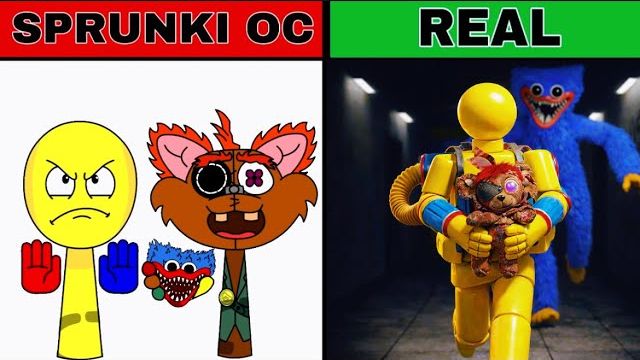 СПРУНКИ ОС: ИГРОК vs ДЖИБЛЕТА (from Poppy Playtime 5) Р РЕАЛЬНОЙ ЖИЗНИ