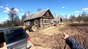 Купил заброшенный дом в деревне ! Каркас готов ! Можно обшивать! №48