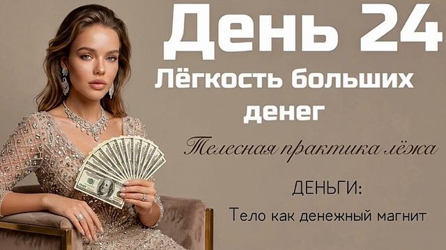 Большие деньги — это тяжело? Убираем тяжесть, превращаем деньги в свет ✨ телесная практика-медитация