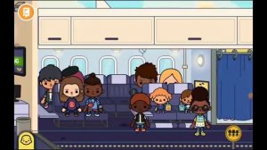 🍿 Toca boca. Ева и её семья.  2 сезон 6 серия ~♡ Тока бока аэропорт и квартира на море ♡~