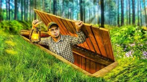 МЫ ПОЛНОСТЬЮ ЗАКОПАЛИ ДОМ ПОД ЗЕМЛЮ!  Микро-Землянка ЧАСТЬ 5