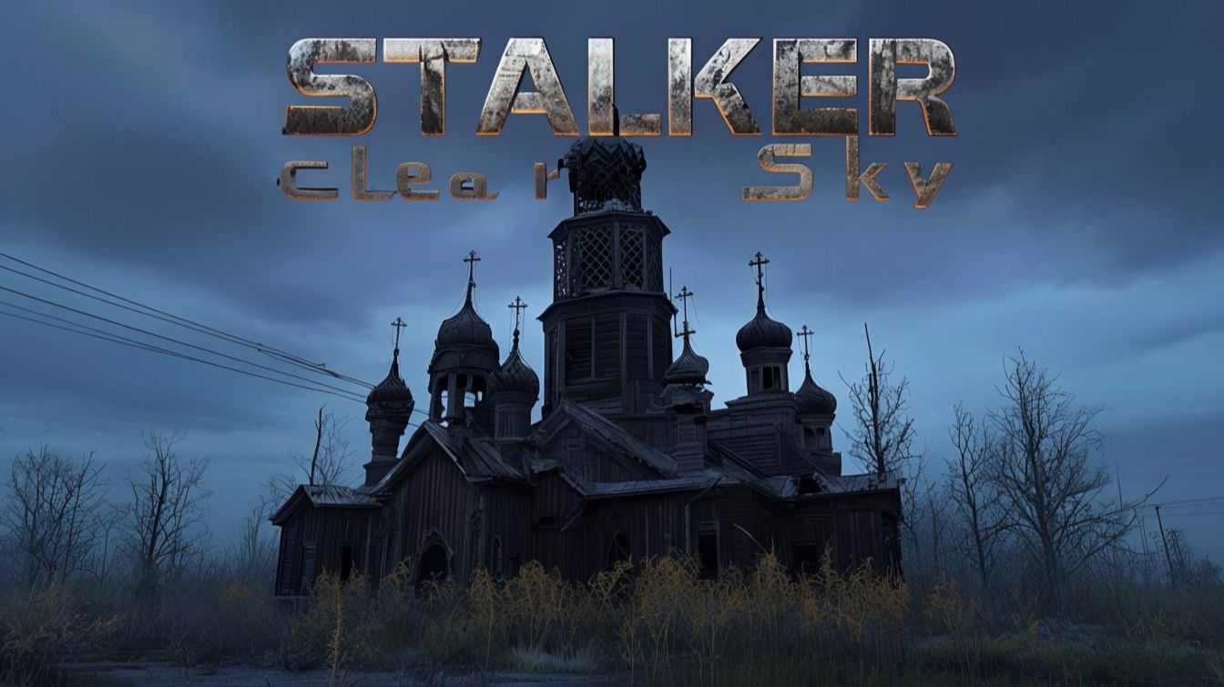 STALKER Clear Sky №14 Режим "Исследователь"4k 60к/с - Болотная церковь.