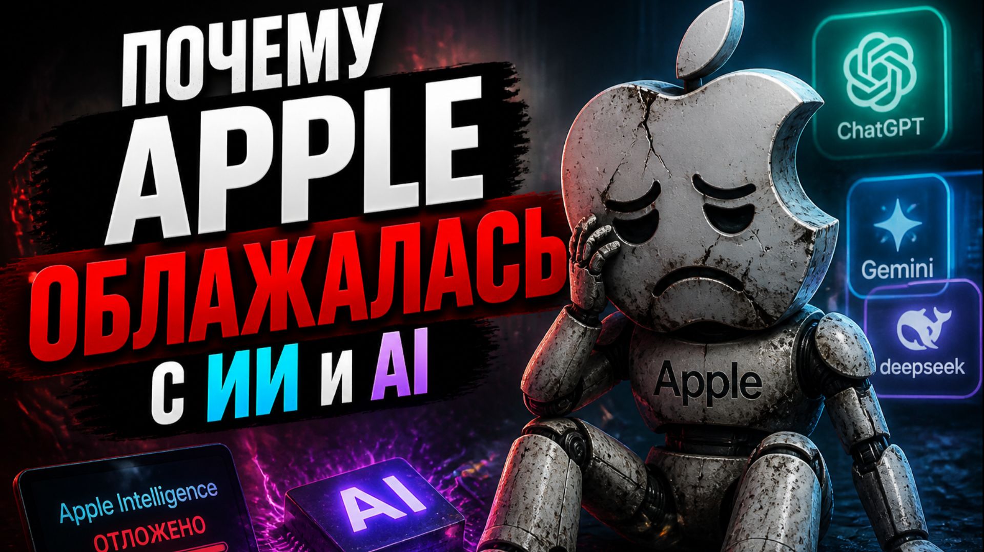Как Apple облажалась с искусственным интилектом