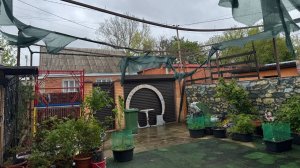 Наконец подготовили двор к приезду мастеров.