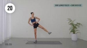 📹 10-минутная высокоинтенсивная интервальная тренировка (HIIT) для сжигания жира стоя 🔥