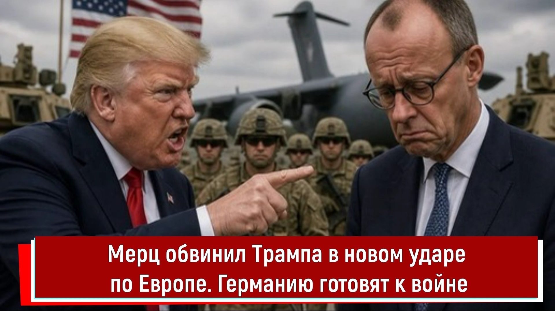 Мерц сообщил о новом ударе Трампа по Европе. Германию готовят к войне