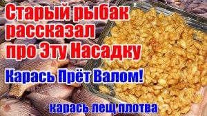 Карась Прёт на эту Насадку! Рыбалка по Холодной воде Как приготовить перловку для рыбалки