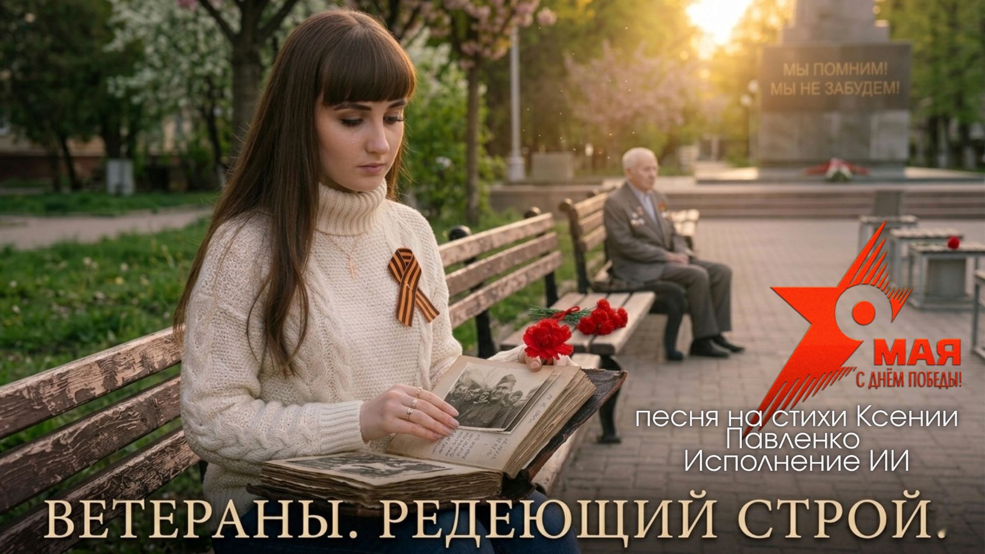 "Ветераны. Редеющий строй. " 9мая песня на стихи Ксении Павленко