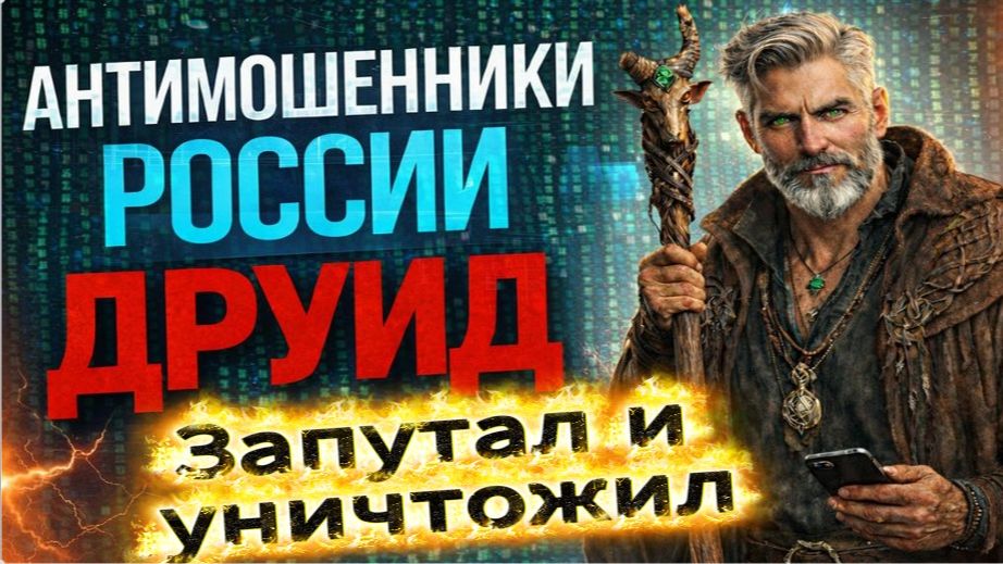 ДРУИД / В ЕГО ЛЕСУ СКАМЕРЫ НЕ ВЫЖИВАЮТ / МОШЕННИКИ ЗВОНЯТ ПО ТЕЛЕФОНУ