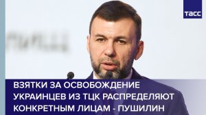 Пушилин: взятки за освобождение украинцев из ТЦК распределяют конкретным лицам