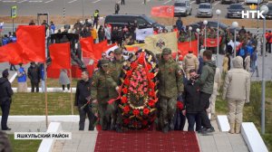 У мемориального комплекса Воинам 28-ой армии в Хулхуте прошел памятный митинг