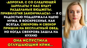 Дорогая, начиная со следующей зарплаты у нас будут раздельные бюджеты. Роскошь закончилась!