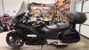 Honda ST 1100 Pan European из Европы, видеообзор, запуск на холодный двигатель.