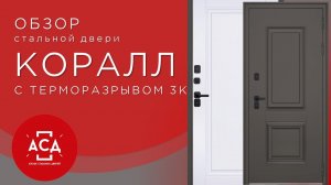 Стальная дверь Коралл (терморазрыв 3к)
