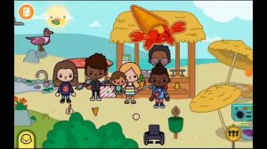 🍿 Toca boca. Ева и её семья.  2 сезон 7 серия ~♡ Тока бока квартира на море и ресторан ♡~