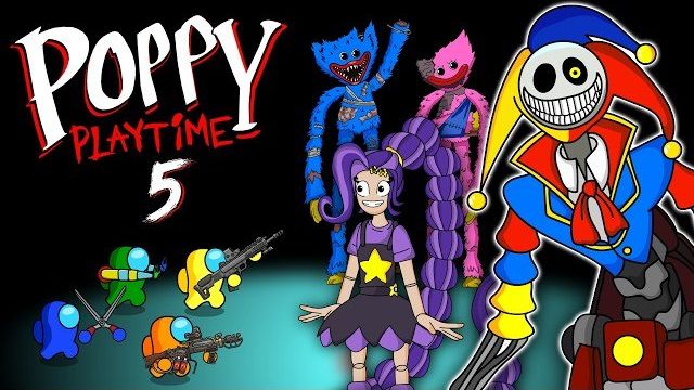 НОВЫЙ ЭПИЗОД! AMONG US vs POPPY PLAYTIME 5 /АНИМАЦИОННЫЙ РОЛИК
