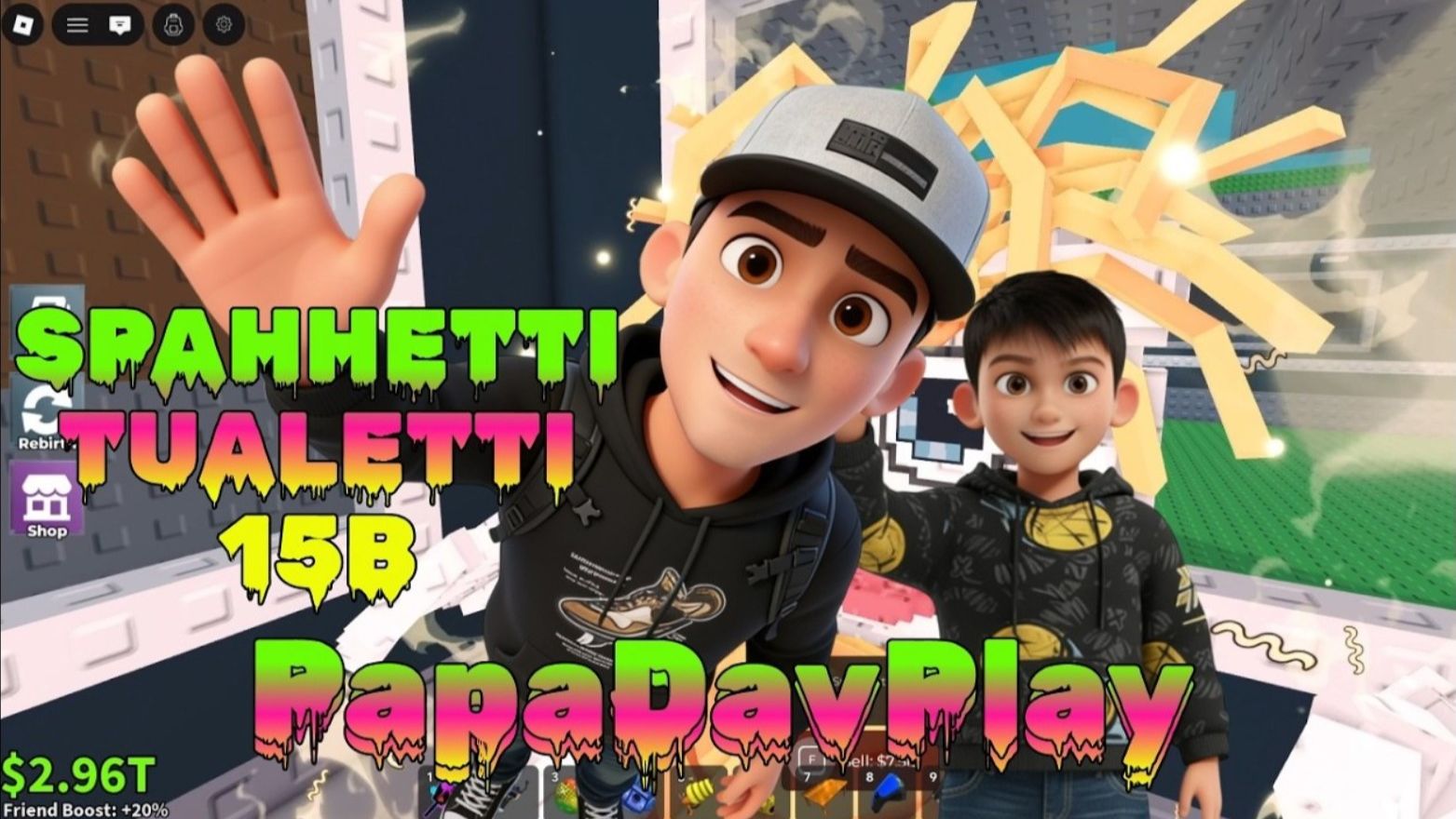 SPAGHETTI TUALETTI с Lucky БЛОКА