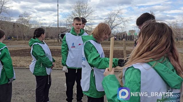 Общегородской субботник прошел сегодня в Братске