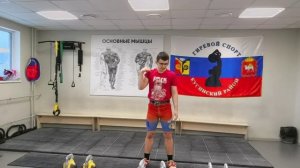 Валентина и Егор Алферовы: соревновательная разминка в Толчке.