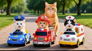 Мама-Кошка Подстригает мех на ферме и Шьет Тигровую шапочку Для Котят Дома🐾🎩🐯