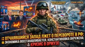 💥Меркурис | Фейк о перевороте в России провалился! Экономика РФ растет, ВСУ отступают