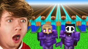 500 охотников против самых смертоносных игроков Minecraft