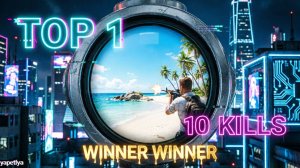 PUBG | TOP 1 | 10 KILLS | WINNER WINNER! 🔥