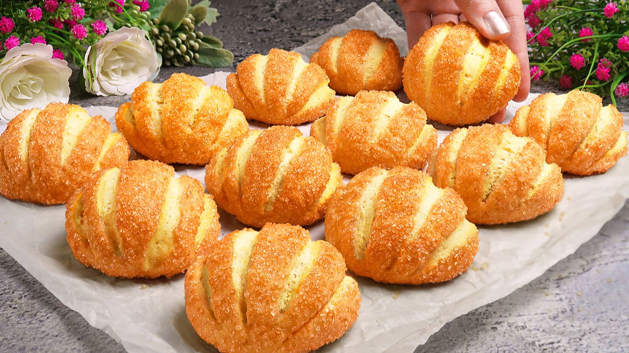 Нежные, как Мороженое! Самое вкусное и самое быстрое печенье! Готовлю каждый день! Простой рецепт