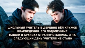 Школьный учитель в деревне вёл кружок краеведения [АУДИОКНИГА/ДЕТЕКТИВ]