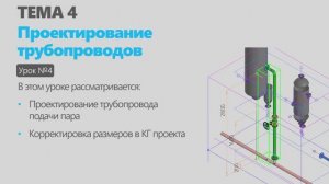 Тема 4. Урок 4. Проектирование трубопроводов в КОМПАС-3D