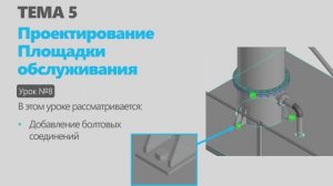 Тема 5. Урок 8. Проектирование металлоконструкции  Площадки обслуживания в КОМПАС-3D
