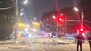 ⚡️Взрывы ночью произошли в Москве, на Мосфильмовской улице в ЖК «Мосфильмовский». Здание было атаков