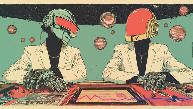 Daft Punk Usual Timing🪩🤖 ｜ Chill Disco, Synthwave, Chillwave, Electronic Funk, House Playlist