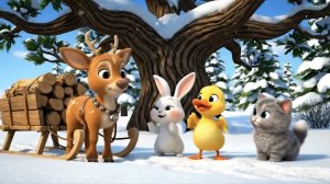 МУЛЬТИК ДЛЯ ДЕТЕЙ. 🐥 УТЁНОК! 🦌 ОЛЕНЁНОК И ДРОВА! МУЛЬТФИЛЬМЫ ДЛЯ ДЕВОЧЕК И МАЛЬЧИКОВ.