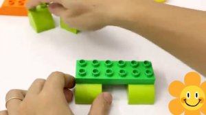 Залипательное видео с конструктором для детей. Играем,с горкой, шариками. #дети #видеодлядетей