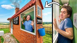 50 ЧАСОВ в ПЛОСКОМ ДОМЕ!