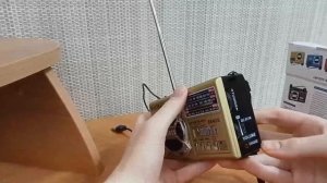 Классный 3-х Диапозонный FM- приёмник с ярким фонариком и MP3!